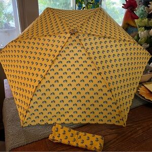 Vintage Vera Bradley “Katherine” Umbrella Retired Bright Yellow